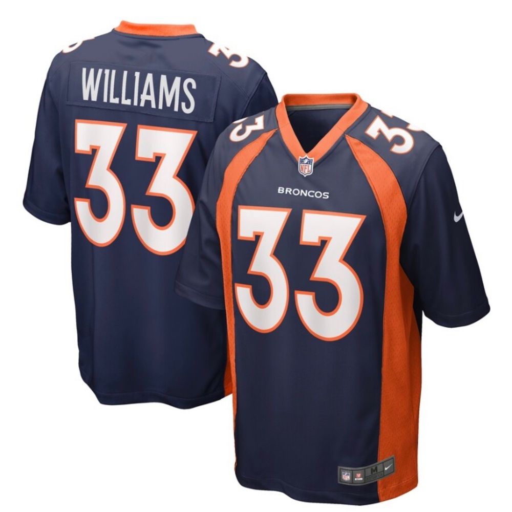 NWT Denver Broncos #33 Williams NFL‎ Nike On Field Jersey